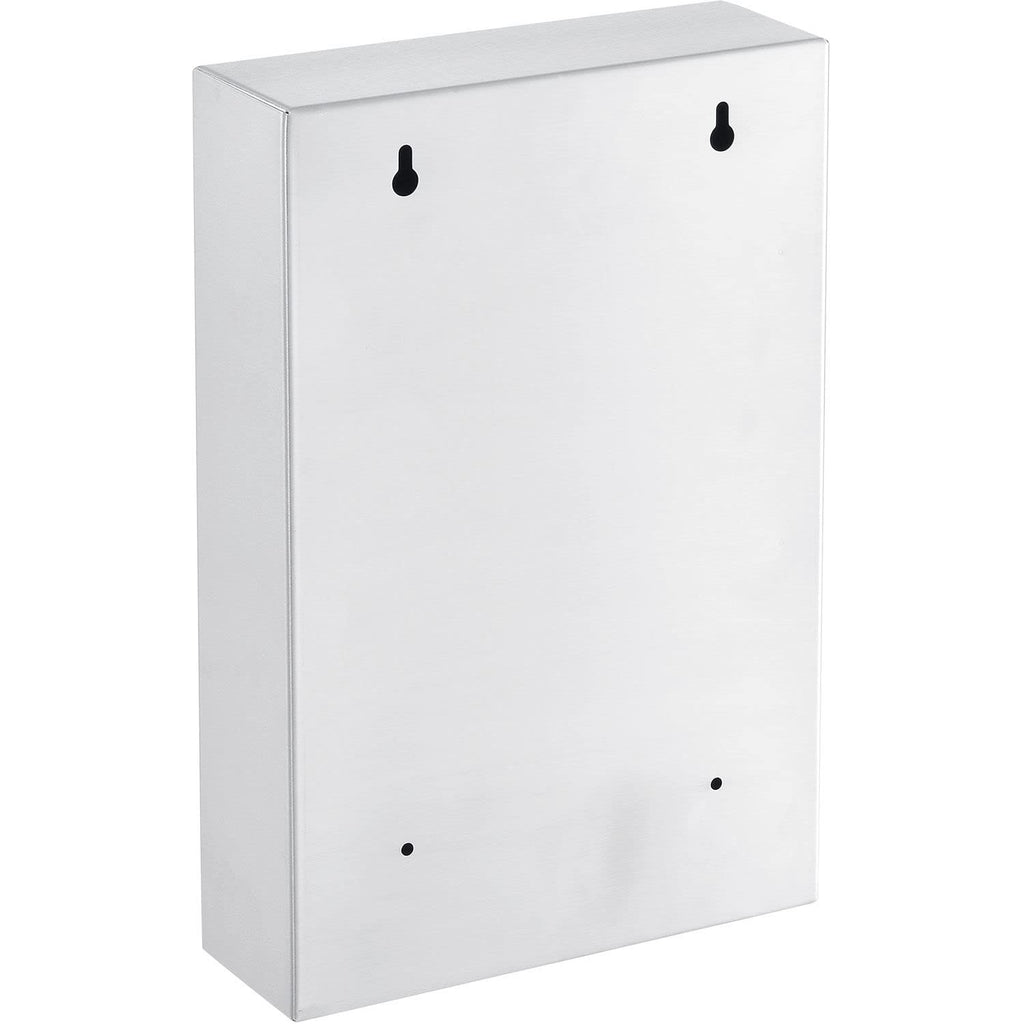 Global Industrial Medical Security Cabinet, 8" W x 2-5/8"D x 12-1/8"H, Dual Key Locks, Beige