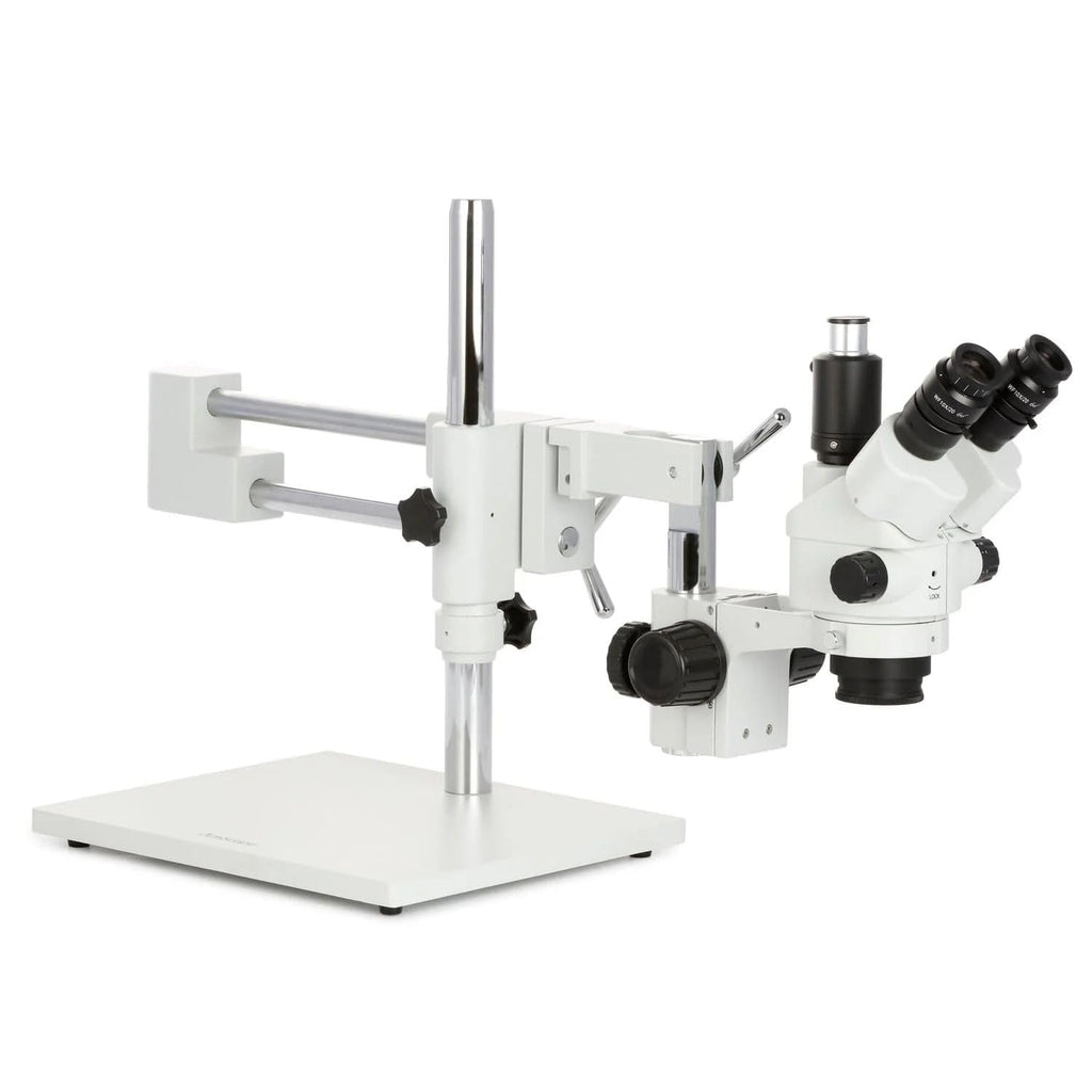 AmScope SM-4NTPX Simul-Focal Lockable Zoom Microscope, 3.5X-45X