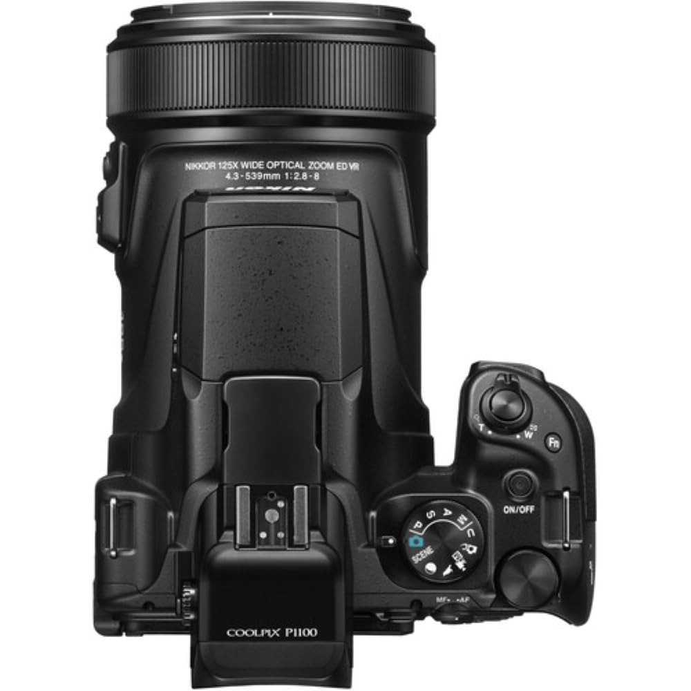 Nikon COOLPIX P1100 Superzoom Digital Camera | 125x Optical Zoom with Image Stabilization 16 MP 4K Ultra HD Video Wi-Fi Connectivity RAW Format and Rotating LCD Screen (Black)