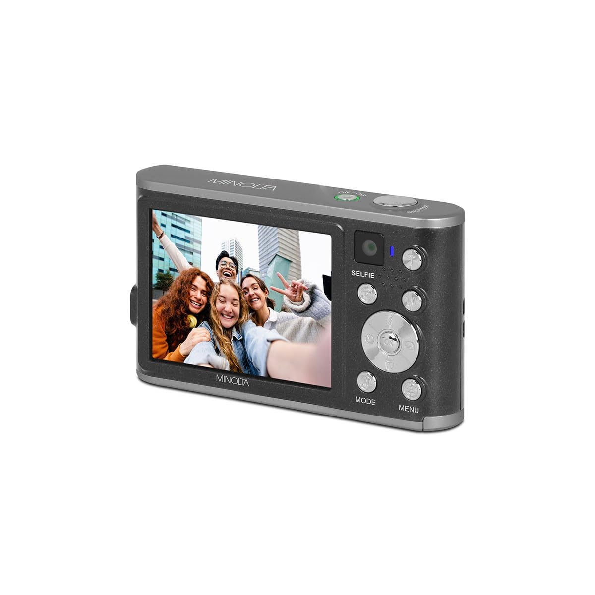 Minolta MND23 4K Selfie Digital Camera - Blue