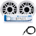Dual Electronics MXP152W Marine Stereo Bluetooth 6.5" Speakers & Antenna