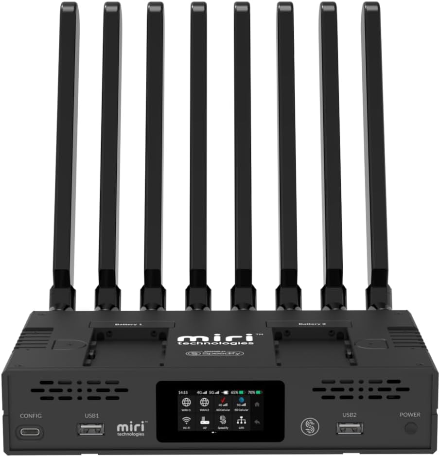 Miri X510 Dual Cellular Bonding Router w/90 Day Speedify License