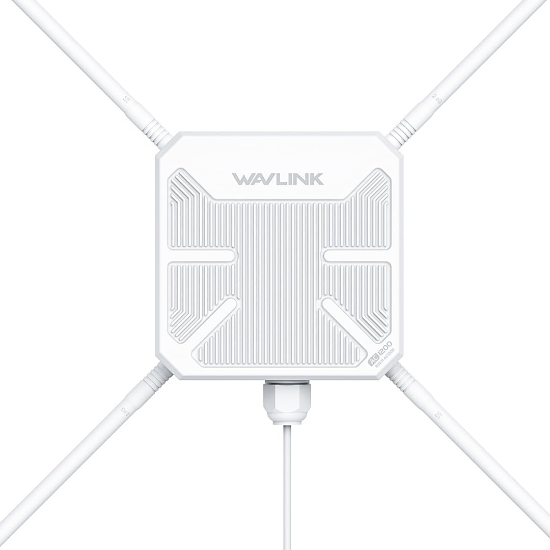 WAVLINK AC1200 Outdoor WiFi Extender, Dual-Band Outdoor Access Point
