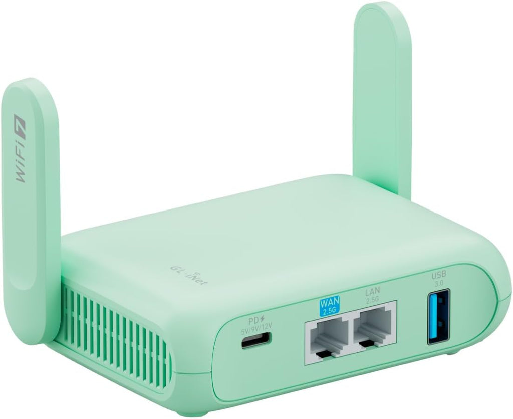 GL.iNet GL-MT3600BE Beryl 7 Dual-Band Wi-Fi 7 Travel Router