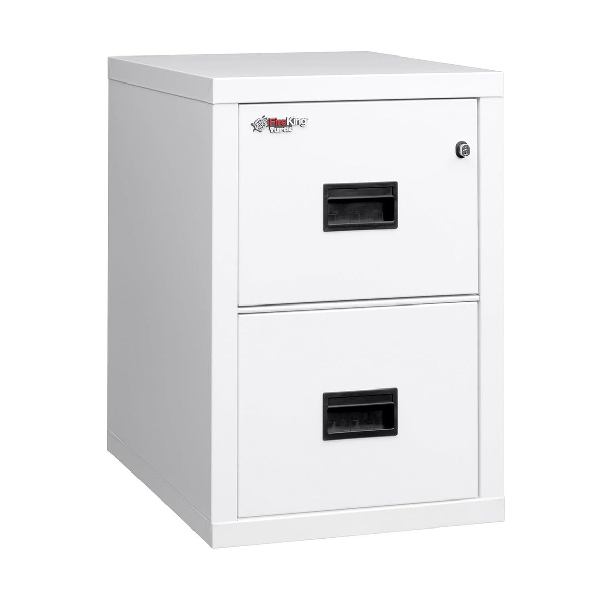 FireKing Turtle Vertical 4 Drawer Fire Rated File Cabinet, Platinum