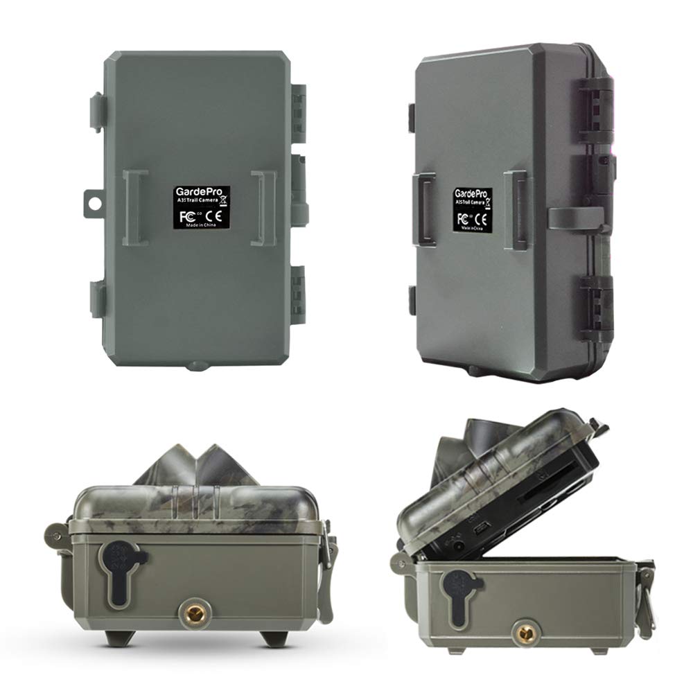 GardePro A3S 2-Pack Non-Cellular Trail Camera, 1296P HD Video with Sound