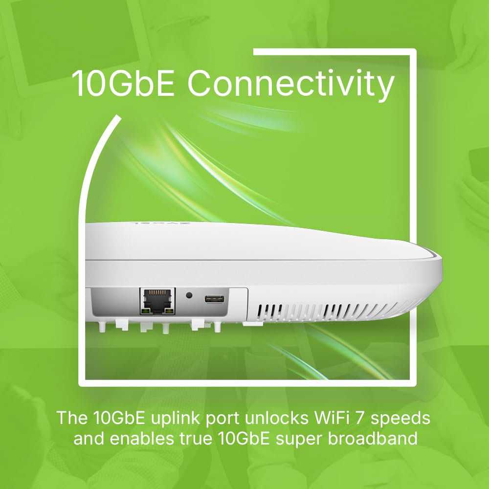 Zyxel WiFi 7 Wireless Access Point BE11000 | 2.5G | PoE+ | NWA130BE