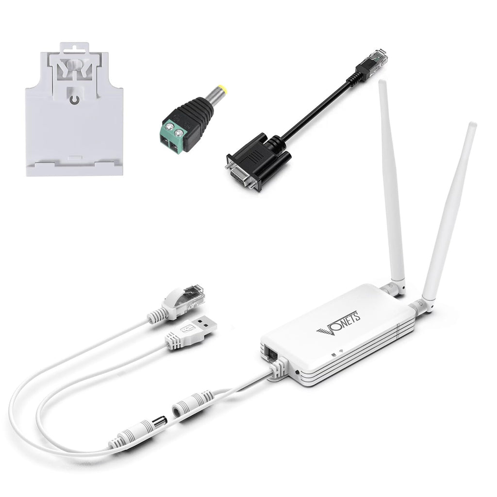 VONETS VAR1200 Industrial Gigabit Dual Band WiFi Bridge/Router 1200Mbps WiFi to Ethernet Adapter with Intelligent Fan, 3 Gigabit Port, POE, DC/USB Powered for Industrial Network Medical Device
