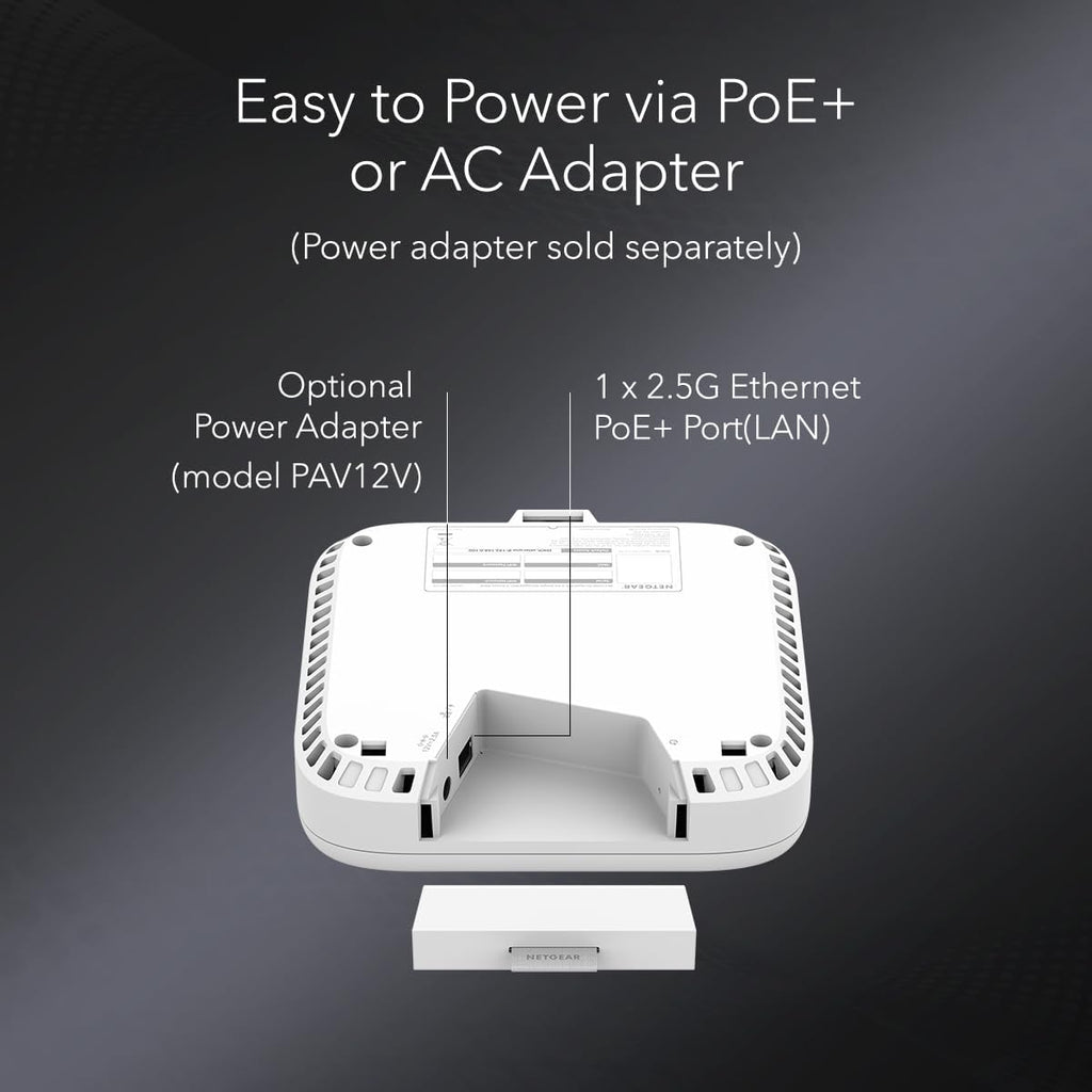 NETGEAR Cloud Managed WiFi 7 Wireless Multi-Gig Access Point (WBE710)