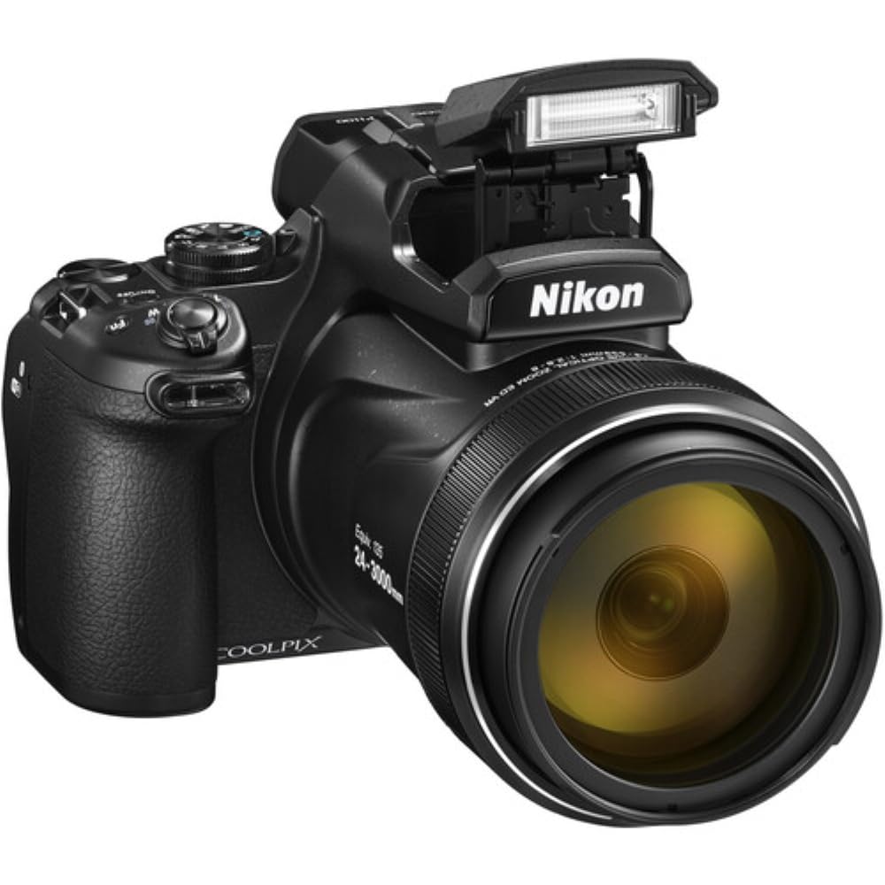 Nikon COOLPIX P1100 Superzoom Digital Camera | 125x Optical Zoom with Image Stabilization 16 MP 4K Ultra HD Video Wi-Fi Connectivity RAW Format and Rotating LCD Screen (Black)