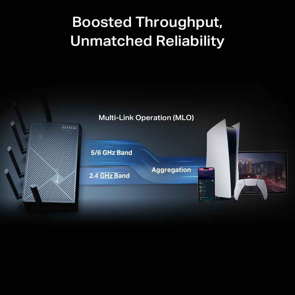 TP-Link AXE5400 Tri-Band WiFi 6E Router, 2025 PCMag Editors' Choice