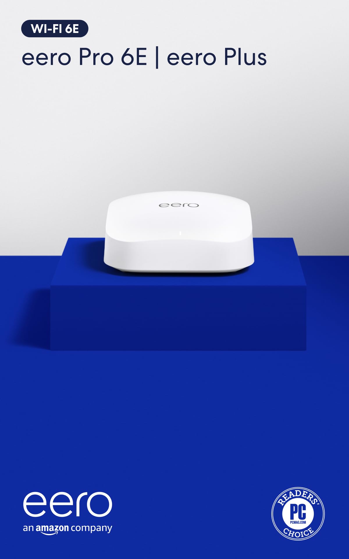 Amazon eero Pro 6E mesh wifi router - Supports internet plans up to 2.5 Gbps, Coverage up to 2,000 sq. ft., Connect 100+ devices, 1-pack