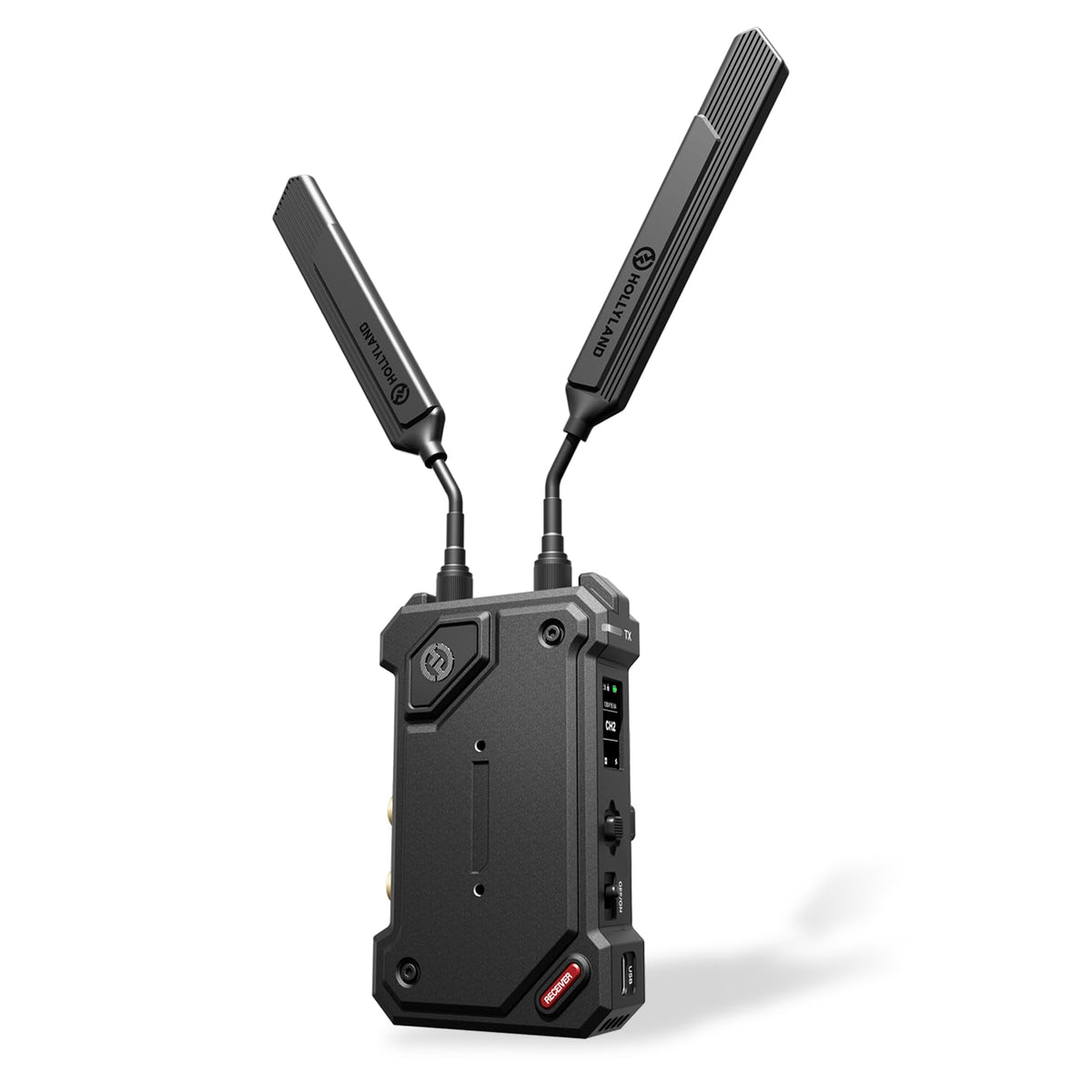 Hollyland Cosmo C2 Wireless HDMI/SDI Video Transmission System 3000ft 33ms 1080P60 5G Image & Audio, Seamless Frequency Hopping, Embedded NDI UVC RTMP Live Stream (1 Transmitter and 1 Receiver Kit)