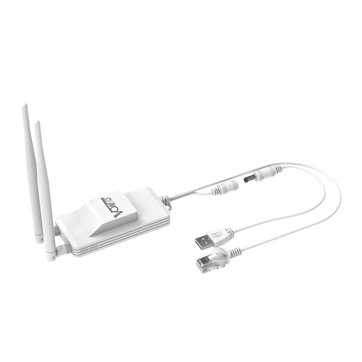 VONETS VAR1200 Industrial Gigabit Dual Band WiFi Bridge/Router 1200Mbps WiFi to Ethernet Adapter with Intelligent Fan, 3 Gigabit Port, POE, DC/USB Powered for Industrial Network Medical Device