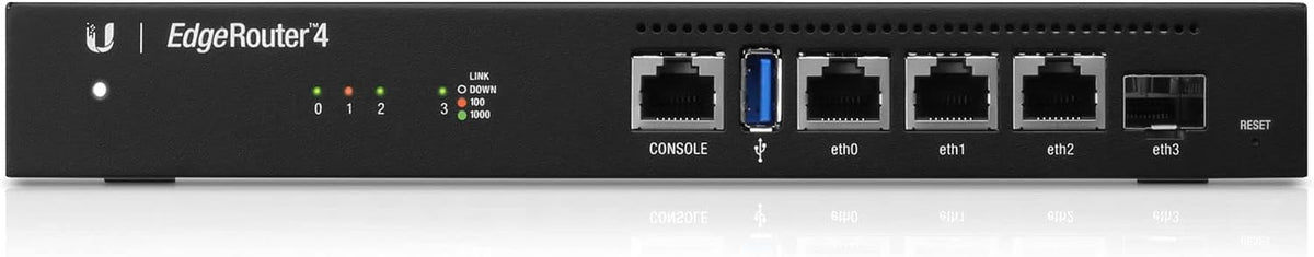 Ubiquiti Networks Edgerouter 4 Ethernet Lan Black Wired Router