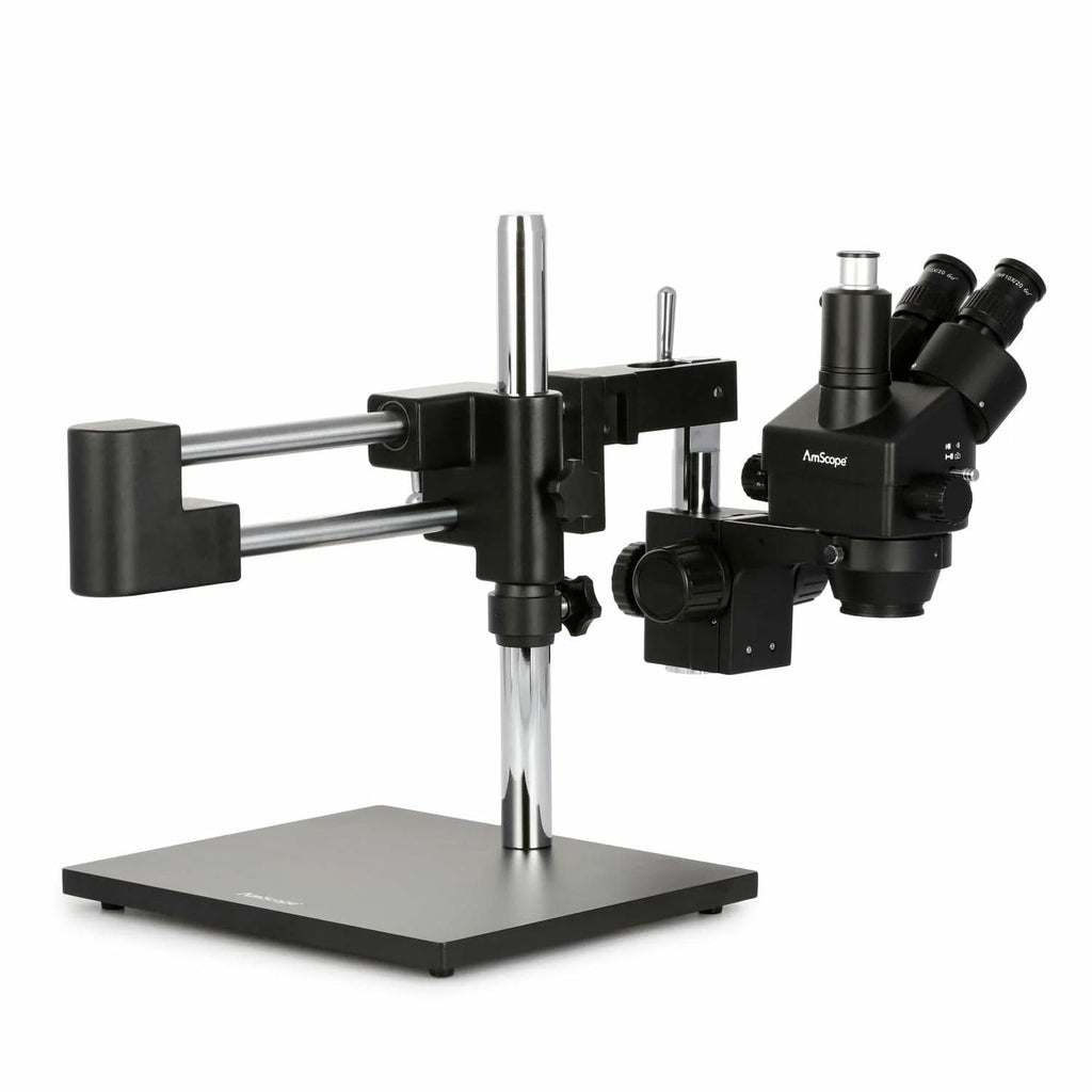 AmScope SM-4TZZ-144A-18M3 Trinocular Zoom Microscope, 18MP