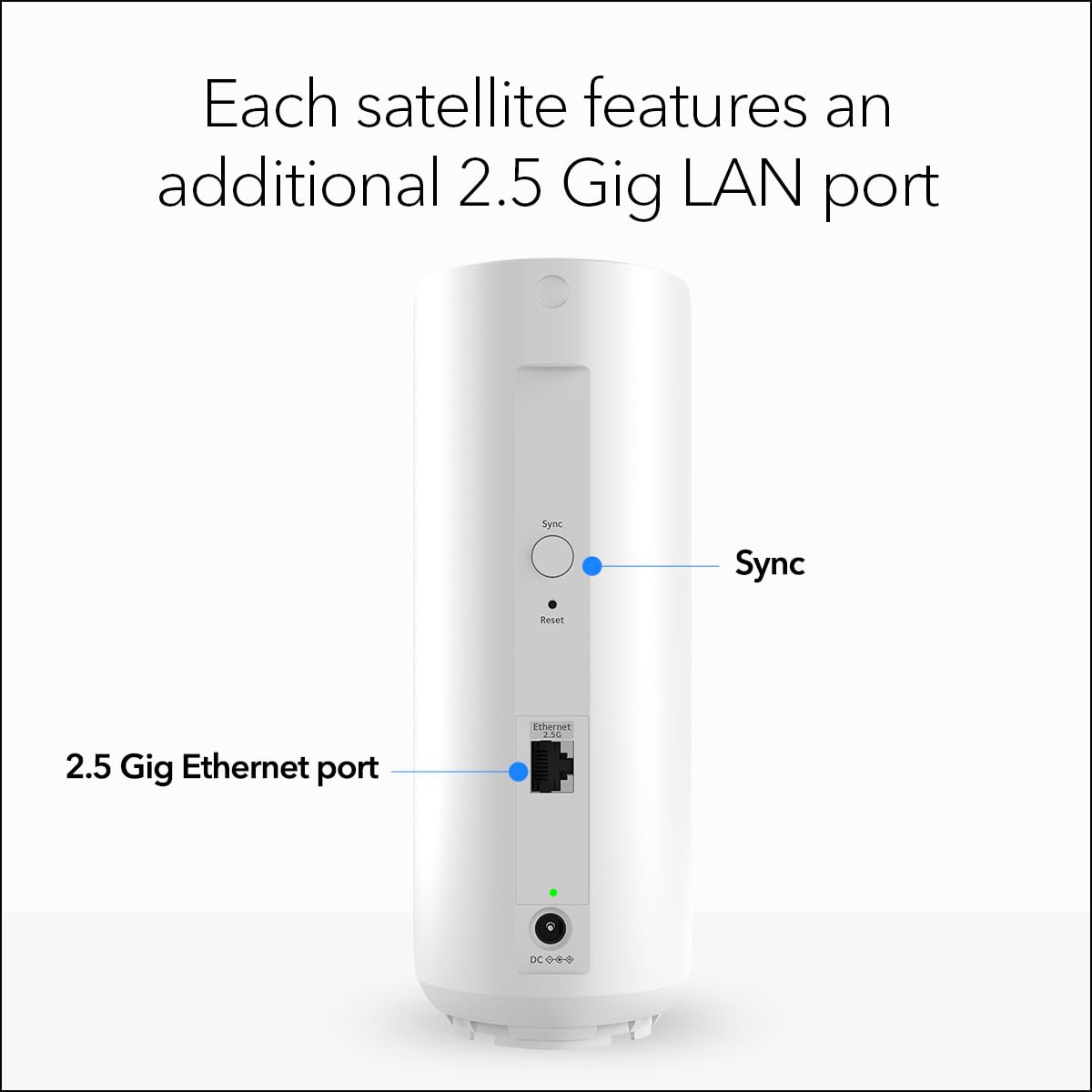 NETGEAR Orbi 370 Series WiFi 7 Mesh System, Up to 6,000 sq ft., 3 Pack