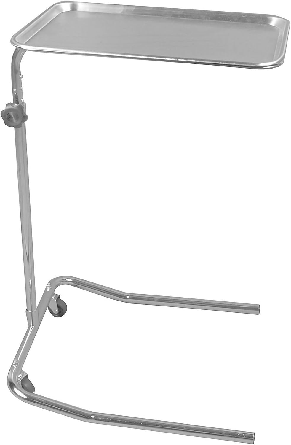 McKesson Metal Medical Instrument Mayo Stand Tray, Small, 31-50 in, 1 ct