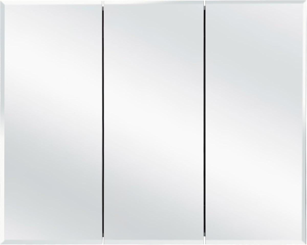 Design House Cyprus Tri-View Medicine Cabinet, 36", White