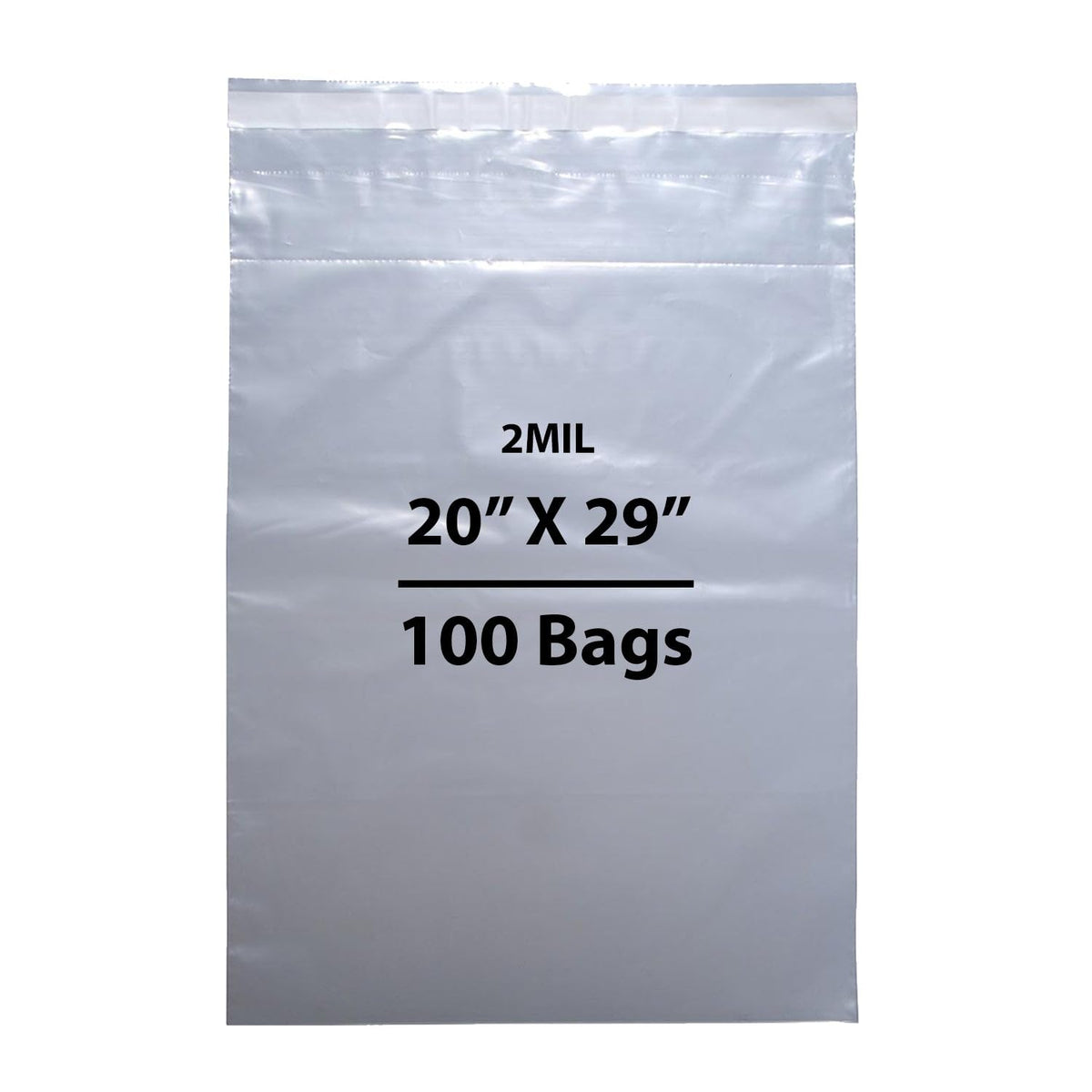 Crash Cart/Drug Tray Security Bag - Tamper-Evident 2 Mil, 20" X 29" & 500 Bags | Strong Adhesive Seal and Perforated Easy-Open Design | LDPE Clear Medical Safety Bag for Emergency Carts