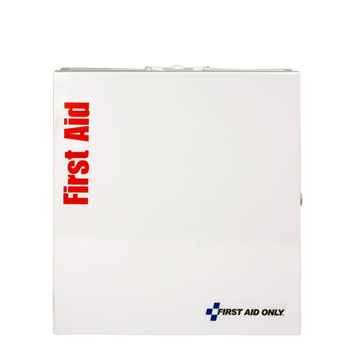 First Aid Only 746006 SmartCompliance 50-Person ANSI 2021 A and OSHA Compliant First Aid Kit for Restaurant Kitchen, Cafeteria, and Other Food Service Venues, Large Metal First Aid Cabinet