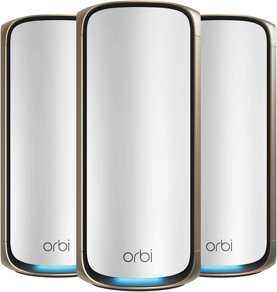 NETGEAR Orbi 970 Series (2026 Release) WiFi 7 Mesh System, 3 Pack