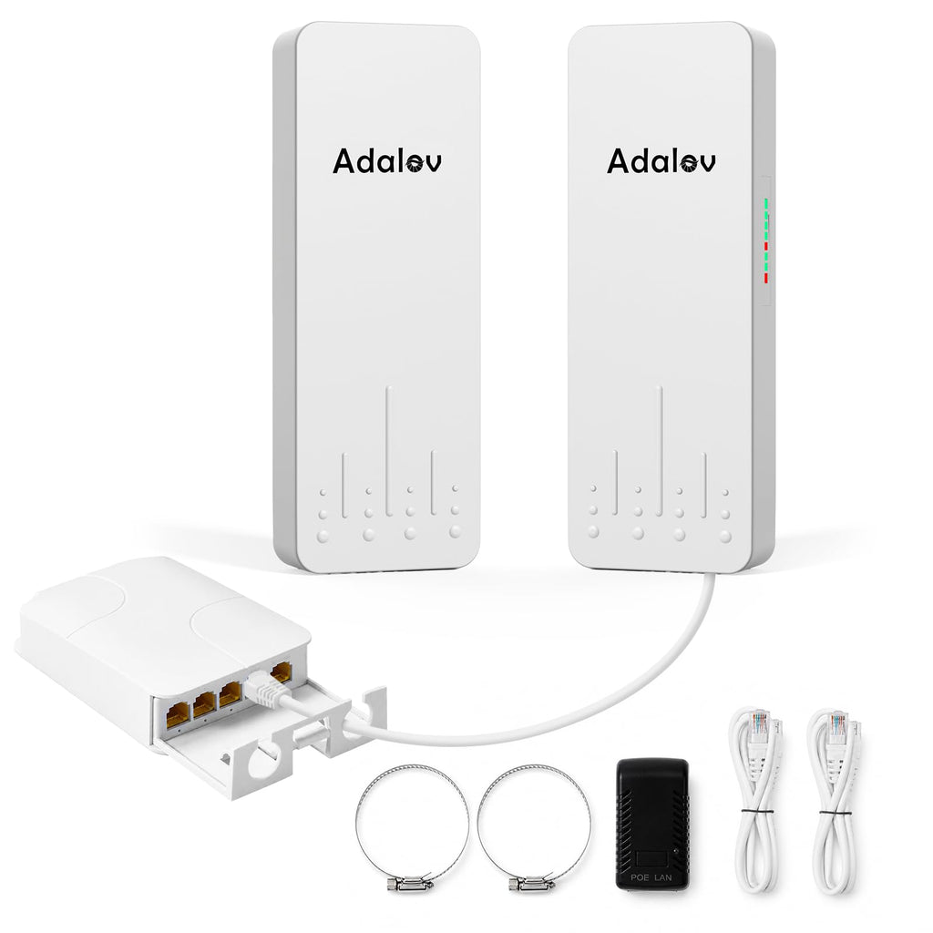 AdaLov CPE361 5KM Outdoor Wireless Bridge 5.8GHz Gigabit Network Extension