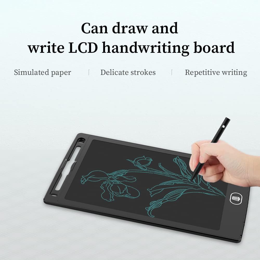 [2 Pack] 8.5 Inches LCD Writing Tablet with 2 Magnets,TIQUS Magnetic Electronic Ewriter (Single Color Black)