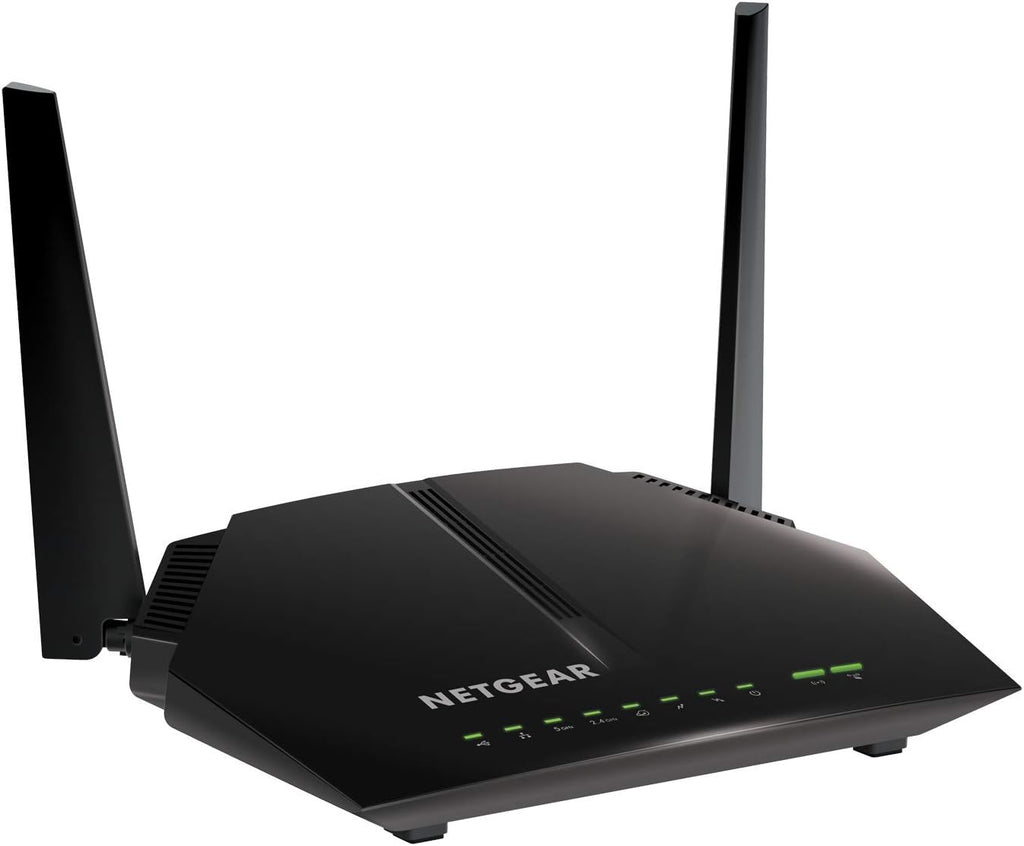 NETGEAR Cable Modem WiFi Router Combo C6220 - Compatible with All Cable Providers Including Xfinity by Comcast, Spectrum, Cox | for Cable Plans Up to 200 Mbps | AC1200 WiFi Speed | DOCSIS 3.0