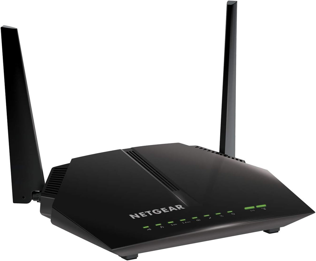 NETGEAR Cable Modem WiFi Router Combo C6220 - Compatible with All Cable Providers Including Xfinity by Comcast, Spectrum, Cox | for Cable Plans Up to 200 Mbps | AC1200 WiFi Speed | DOCSIS 3.0