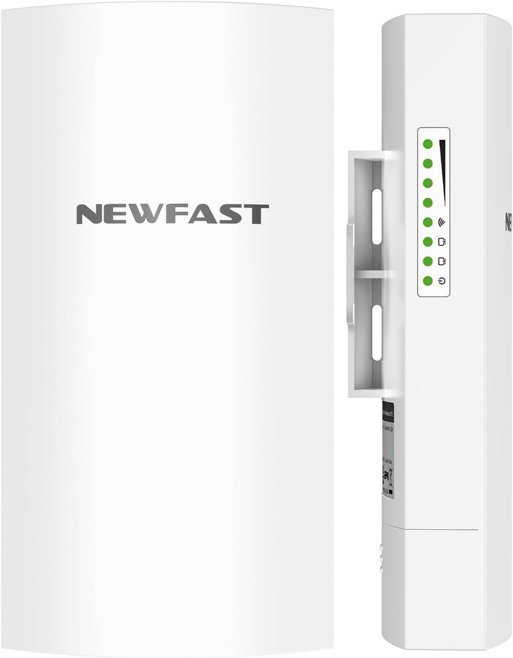 NEWFAST Bridge Point to Point Outdoor B912, 5.8G 3Km Long Range Wi-Fi Bridge IP65 Outdoor Access Point, 300Mbps Wireless Bridge for Extend Network to Barn and Surveillance Range, 2 PCS