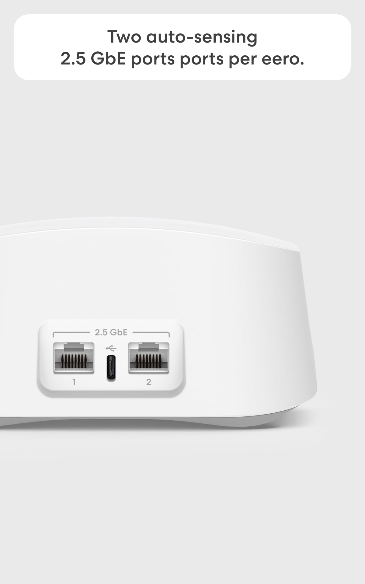 Amazon eero 7 dual-band mesh Wi-Fi 7 router (newest model) - Supports internet plans up to 2.5 Gbps, Coverage up to 2,000 sq. ft., 1-pack