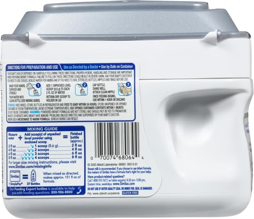 Similac 360 Total Care Baby Formula Powder, Exclusive 5 Prebiotic Blend