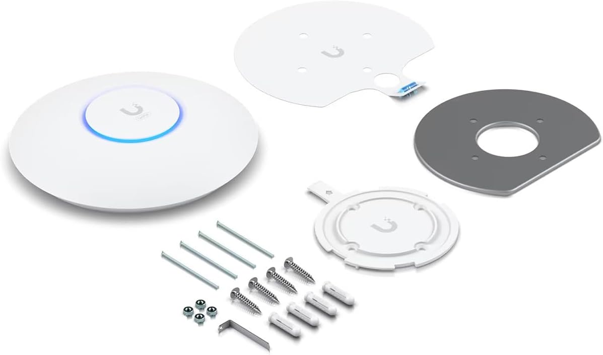 Ubiquiti U6+ Dual Band IEEE 802.11 a/b/g/n/ac/ax 3 Gbit/s Wireless Access Point