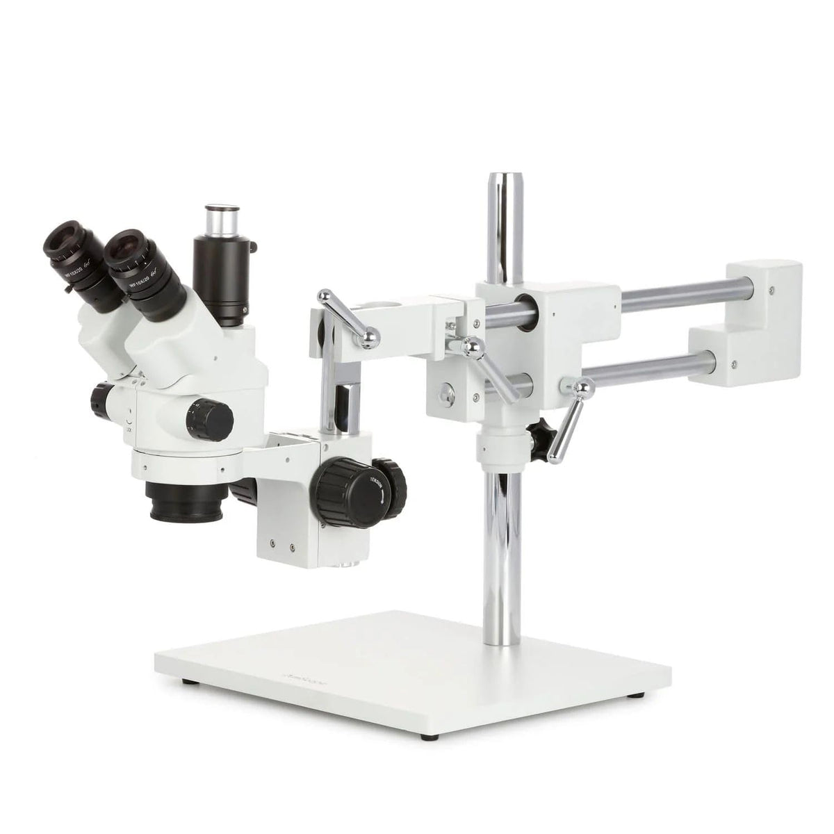 AmScope SM-4NTPX Simul-Focal Lockable Zoom Microscope, 3.5X-45X