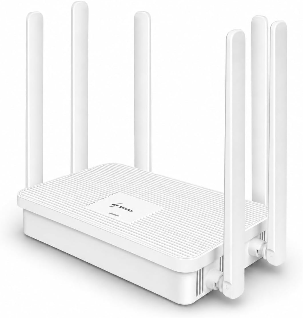 S1 WiFi 6 Home Router with Built-in VPN Service, AX3000 Dual-Band, 2.5G WAN + 3Ã2.5G LAN