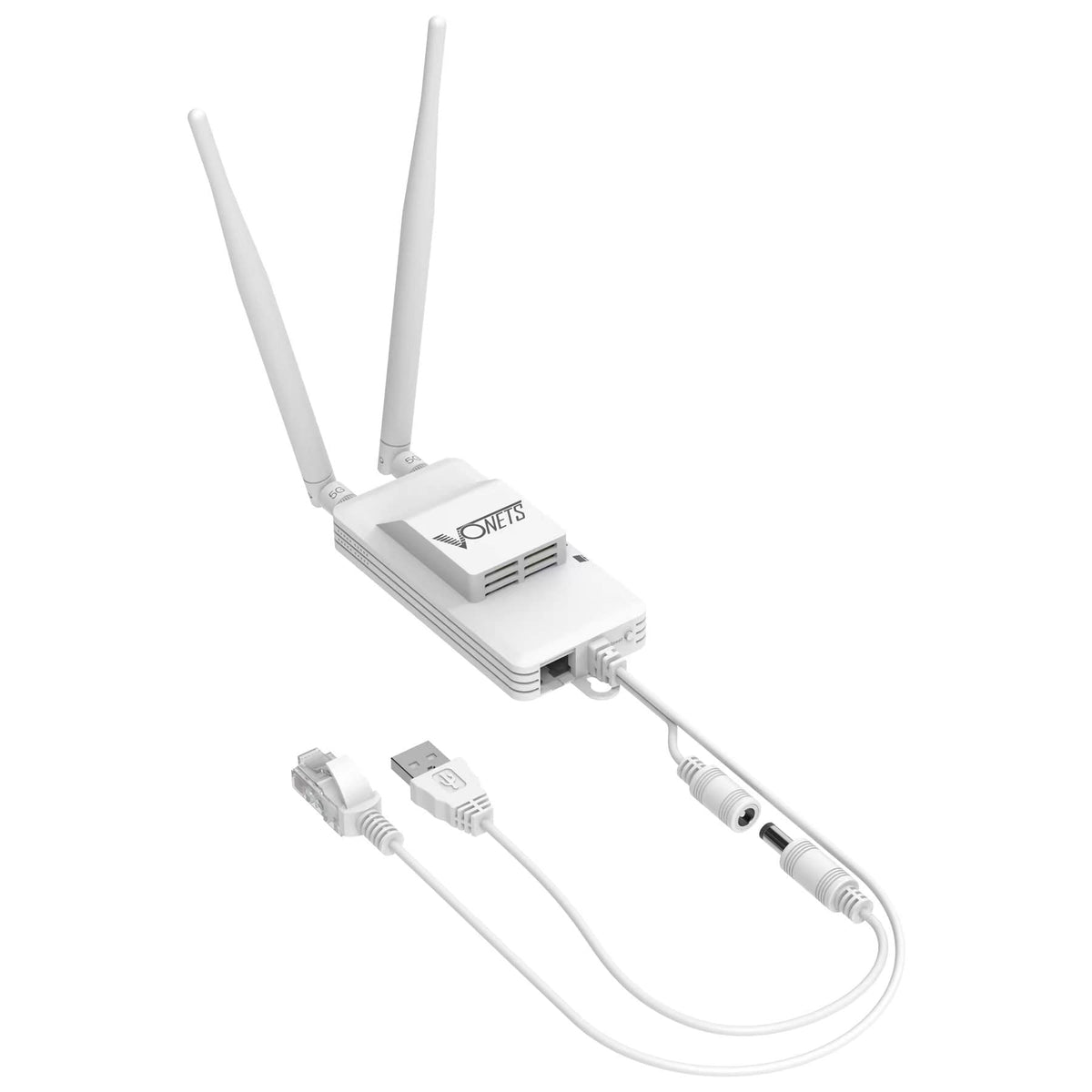 VONETS VAR1200 Industrial Gigabit Dual Band WiFi Bridge/Router 1200Mbps WiFi to Ethernet Adapter with Intelligent Fan, 3 Gigabit Port, POE, DC/USB Powered for Industrial Network Medical Device