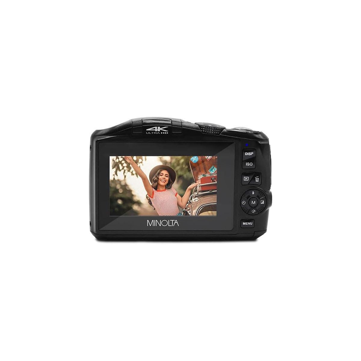 Minolta MND55 64MP 4K Ultra HD Wi-Fi Digital Camera - Blue