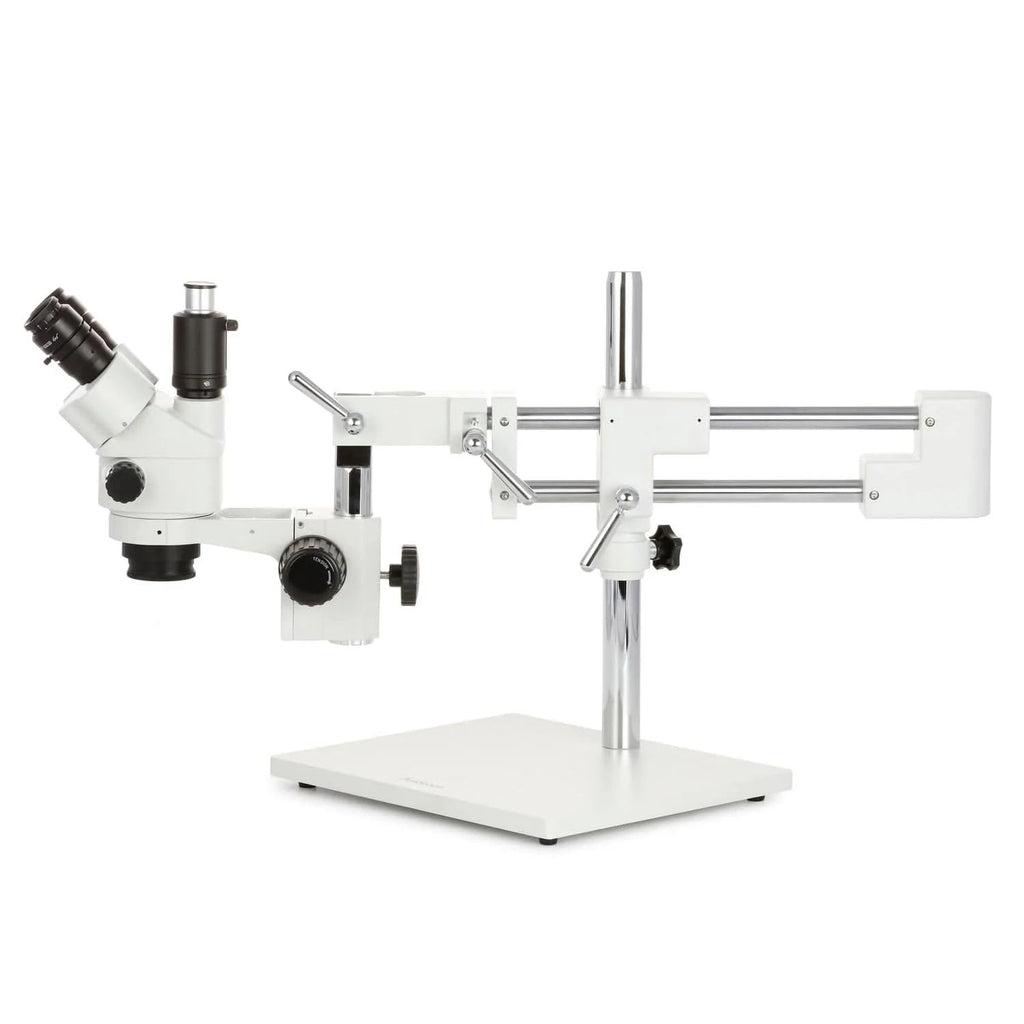 AmScope SM-4NTPX Simul-Focal Lockable Zoom Microscope, 3.5X-45X