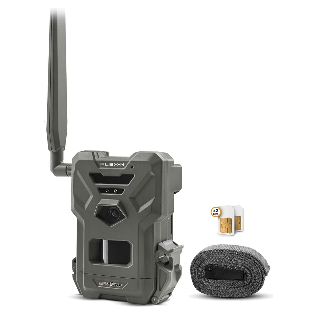 SPYPOINT Flex-M Cellular Trail Camera - Best Hunting Accessories, No WiFi Needed, Night Vision, Motion Activated, Dual-Sim LTE, IP65 Water-Resistant Game Camera, 28MP Photos, 720p Videos + Sound (4)