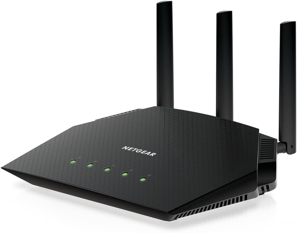 NETGEAR Nighthawk WiFi 6 Router (RAX36) â Router Only, AX3000 3 Gbps Wireless Speed â Dual-Band Gigabit Internet â Covers 2,000 sq. ft., 25 Devices â Built-in VPN, USB 3.0, Gaming