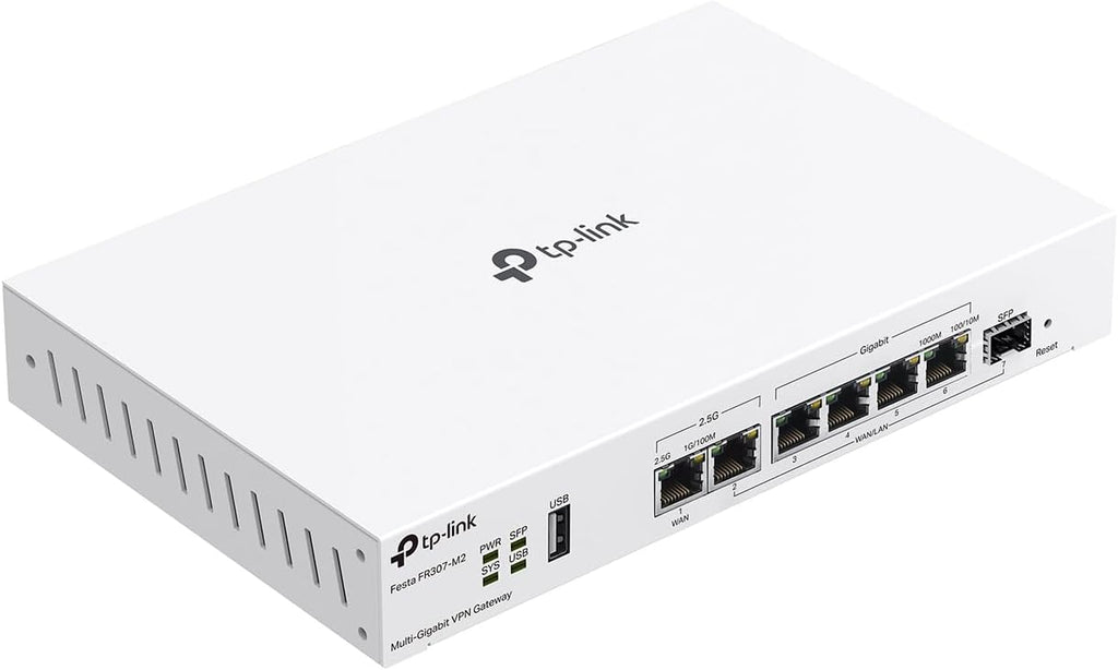 TP-Link Festa FR307-M2, Multi-Gigabit VPN Wired Router Gateway
