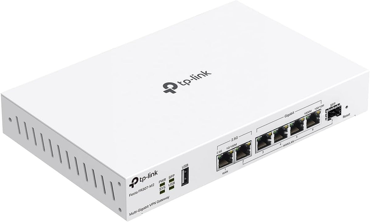 TP-Link Festa FR307-M2, Multi-Gigabit VPN Wired Router Gateway