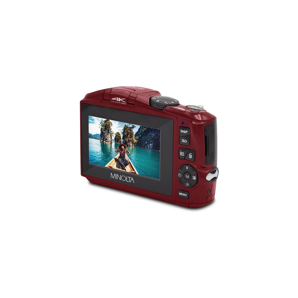 Minolta MND55 64MP 4K Ultra HD Wi-Fi Digital Camera - Blue