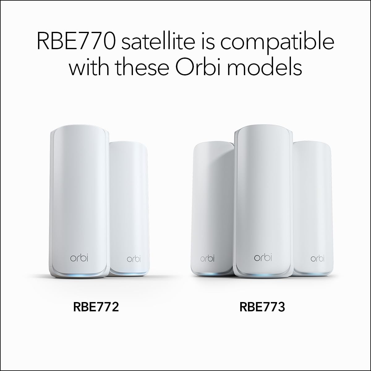 NETGEAR Orbi 770 Series WiFi 7 Mesh System, Up to 8,000 sq ft., 3 Pack
