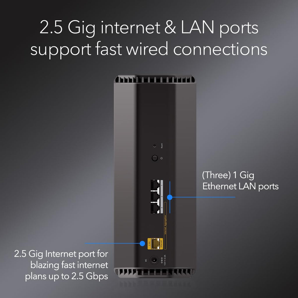 NETGEAR Nighthawk WiFi 7 Router BE17000, Up to 3,300 sq ft, 17 Gbps