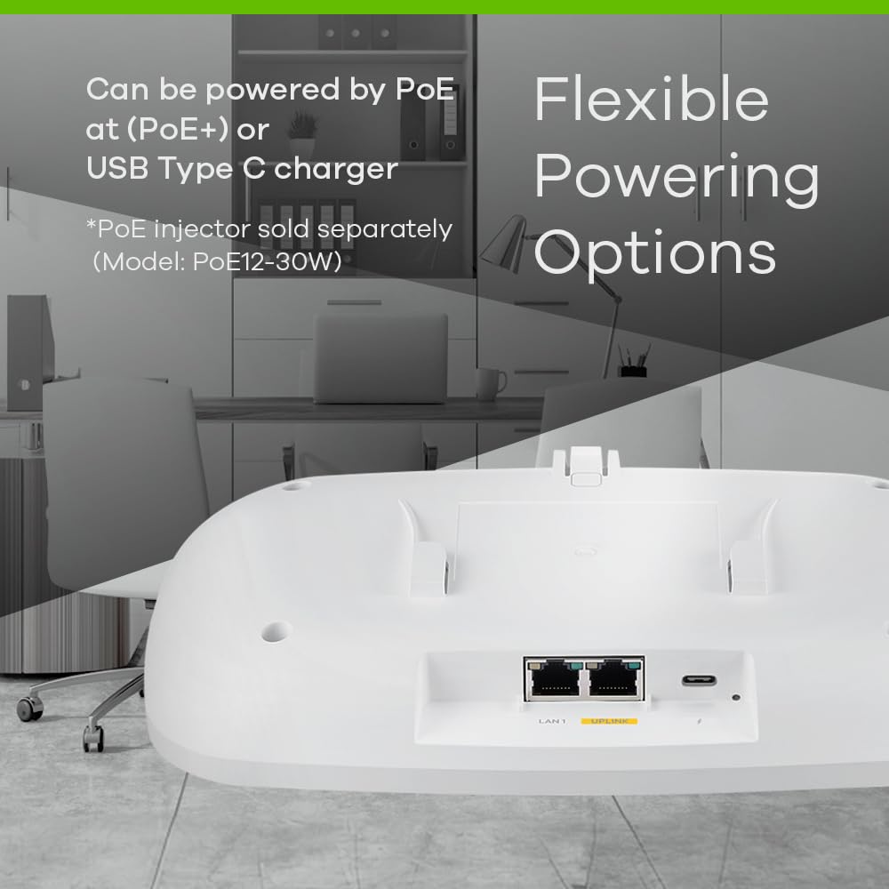 Zyxel WiFi 7 Wireless Access Point BE11000 | 2.5G | PoE+ | NWA130BE