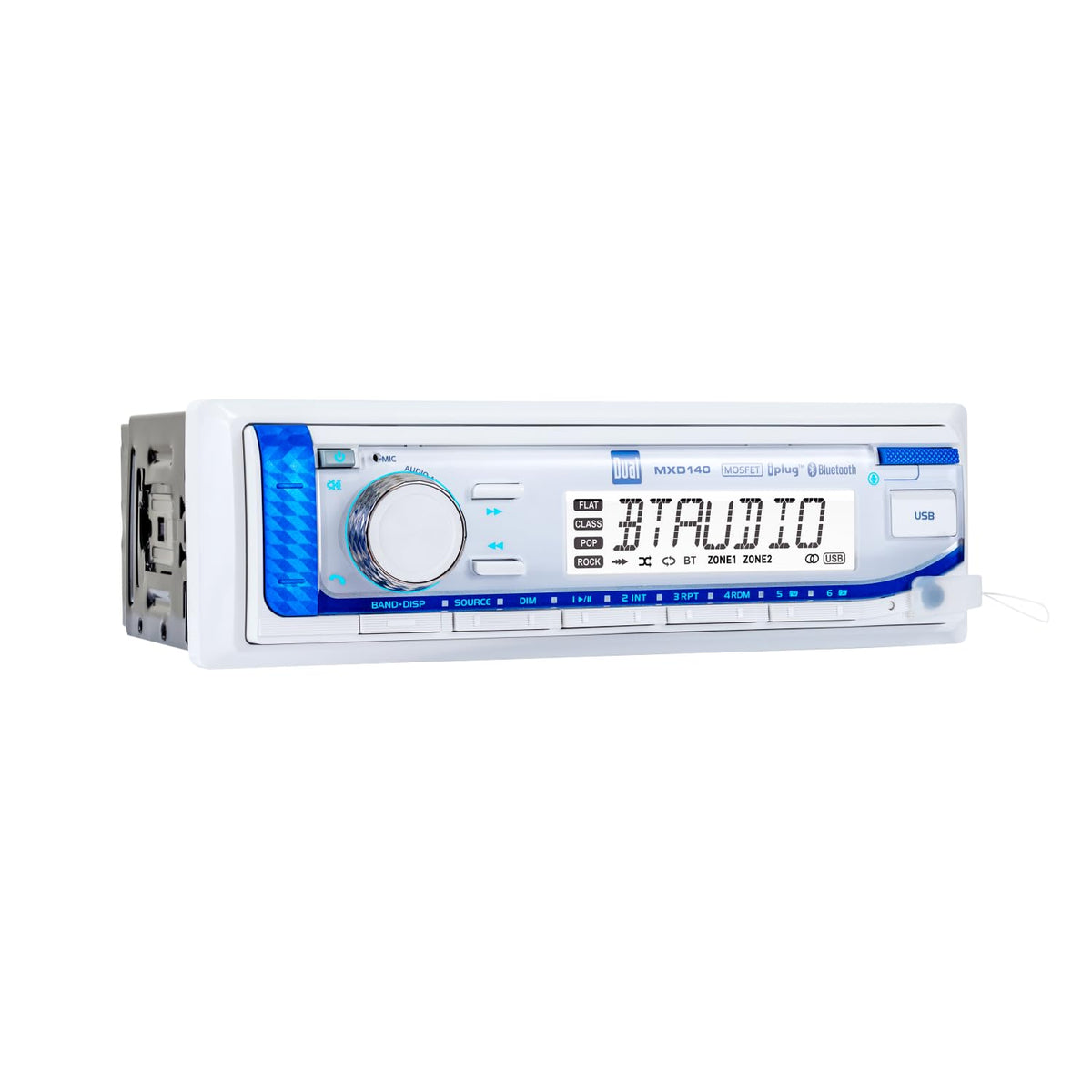 Dual Electronics MXP152W Marine Stereo Bluetooth 6.5" Speakers & Antenna