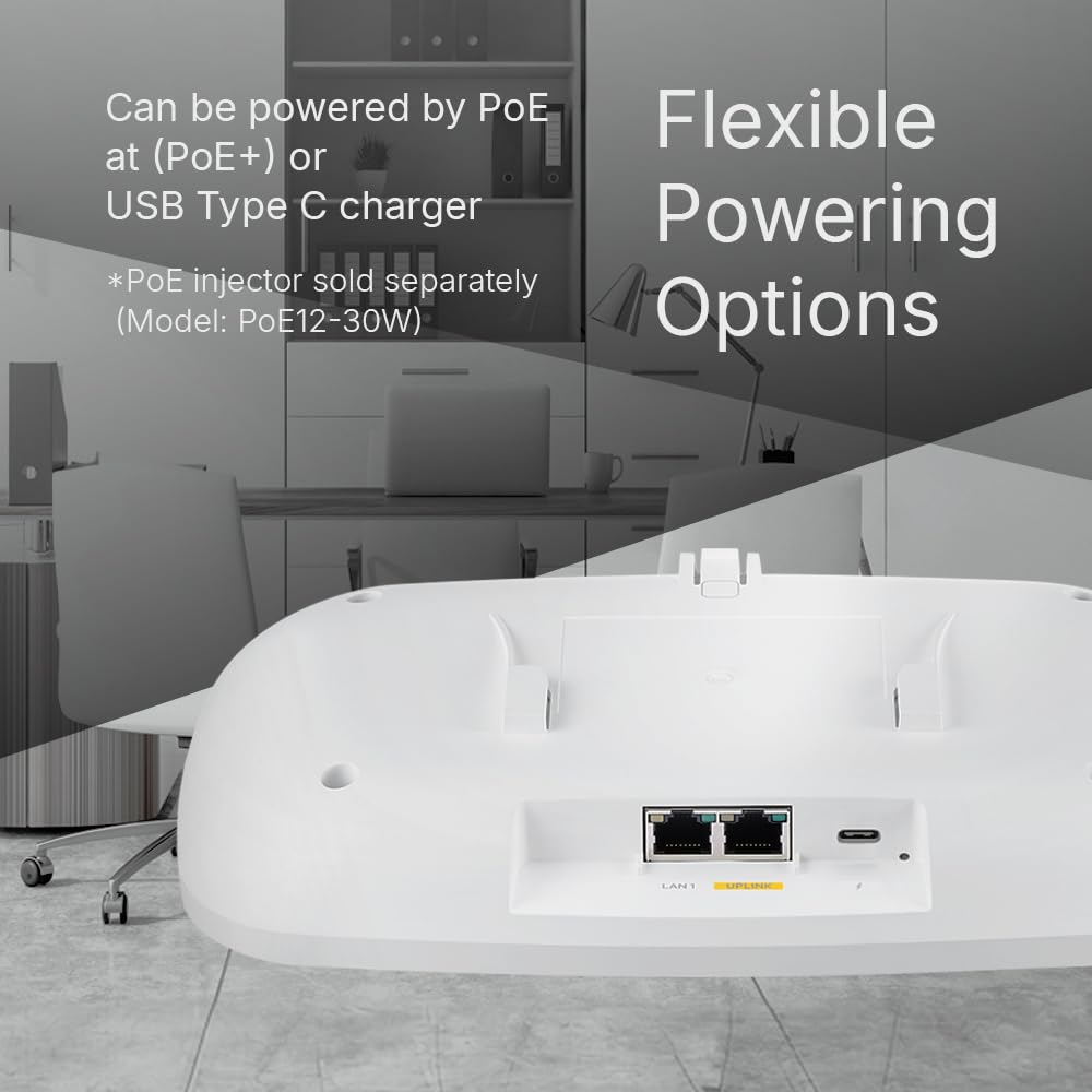 Zyxel WiFi 7 Wireless Access Point BE11000 | 2.5G | PoE+ | NWA130BE