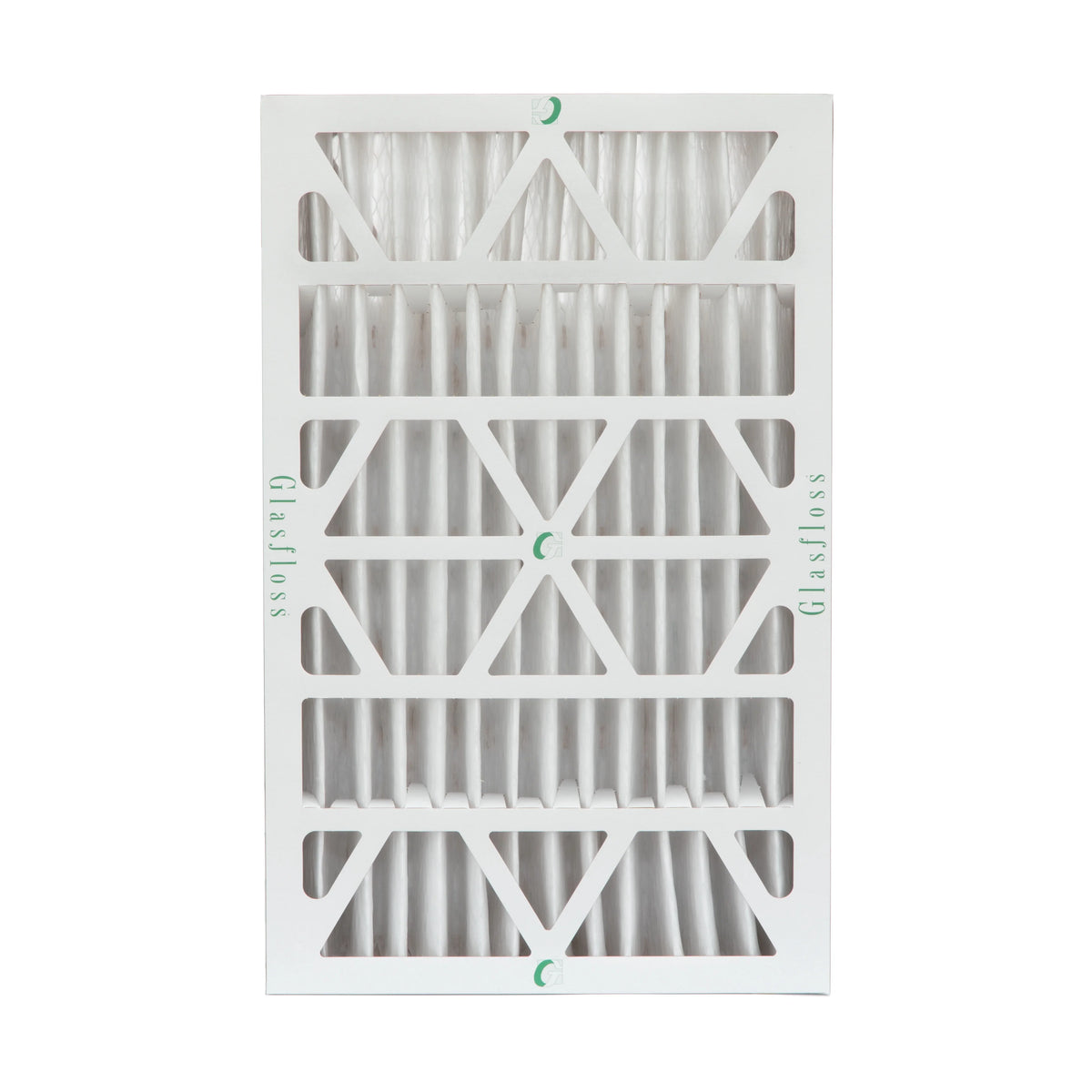 6 Pack Of 16X25X4 Merv 13 Pleated 4" Inch Air Filters By Glasfloss. Actual Size: 15-1/2 X 24-1/2 X 3-3/4